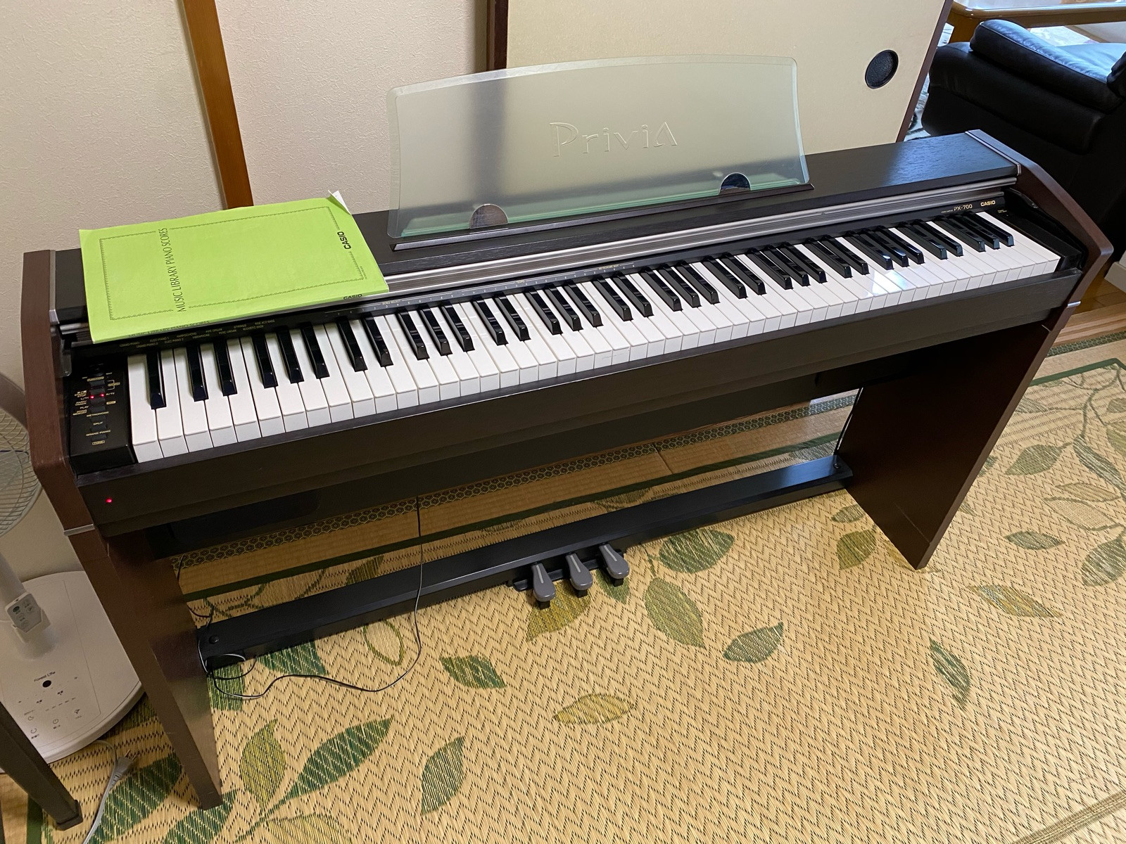 直接引取OK CASIO カシオ Privia PX-720 電子ピアノ 88鍵 椅子付き 